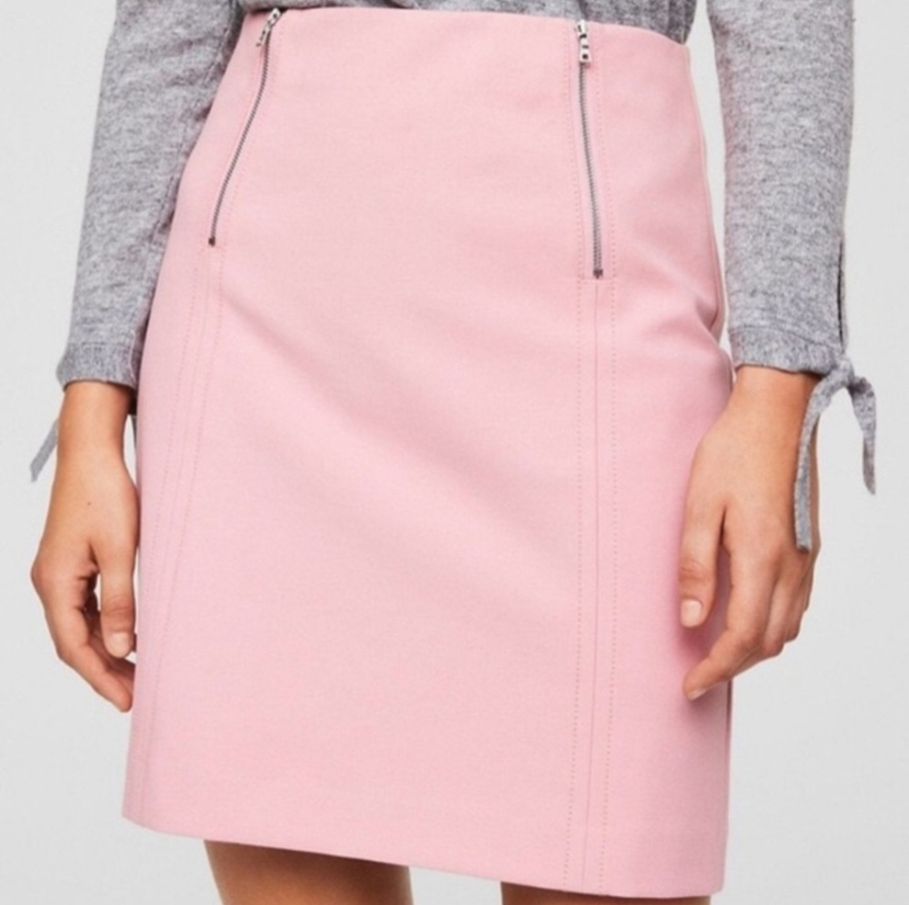 LOFT Petite Pink Mini Skirt